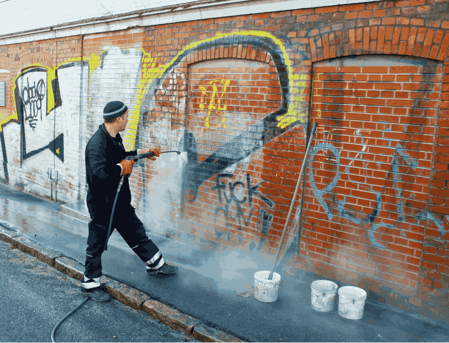 Graffiti Power Washing